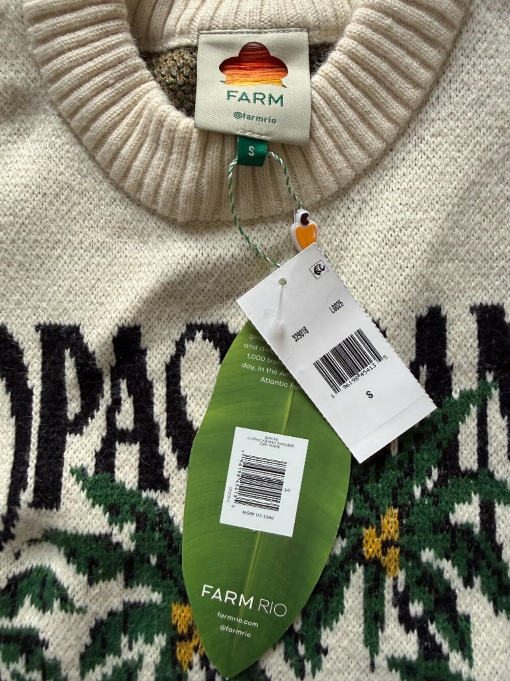 NWT Farm Rio Copacabana fringe sweater - Picture 6 of 6